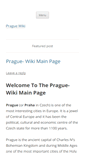 Mobile Screenshot of prague-wiki.com